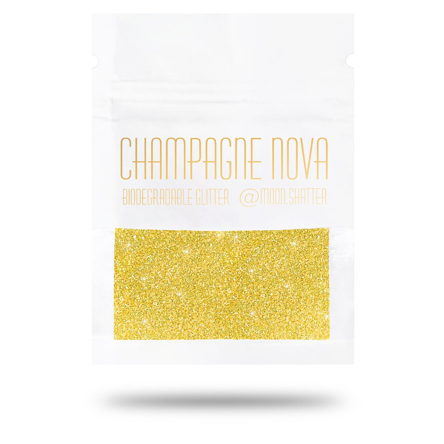 Champagne Nova biodegradable bio glitter — MoonShatter EcoGlitter